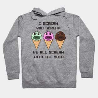 Ice Cream Screams into the Void Hoodie